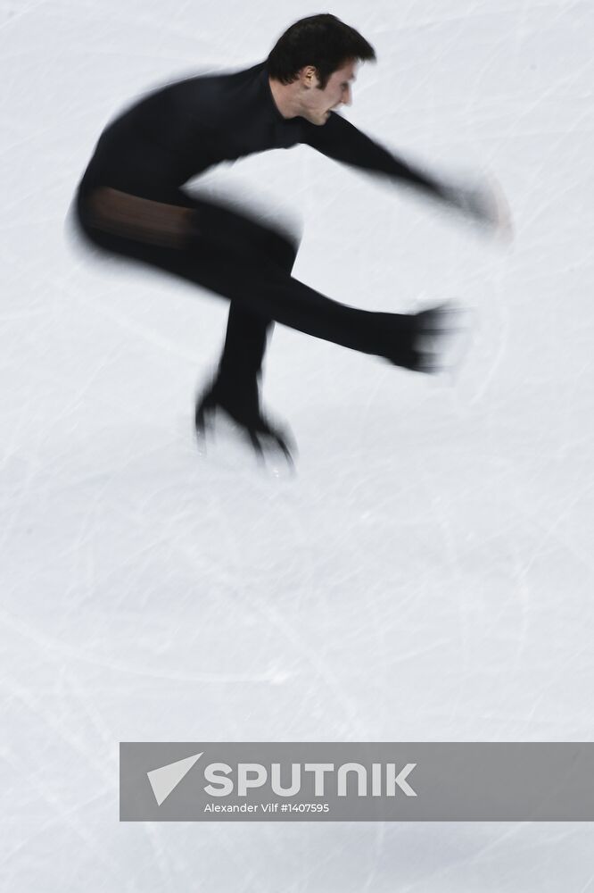 World Figure Skating Championships. Training sessions