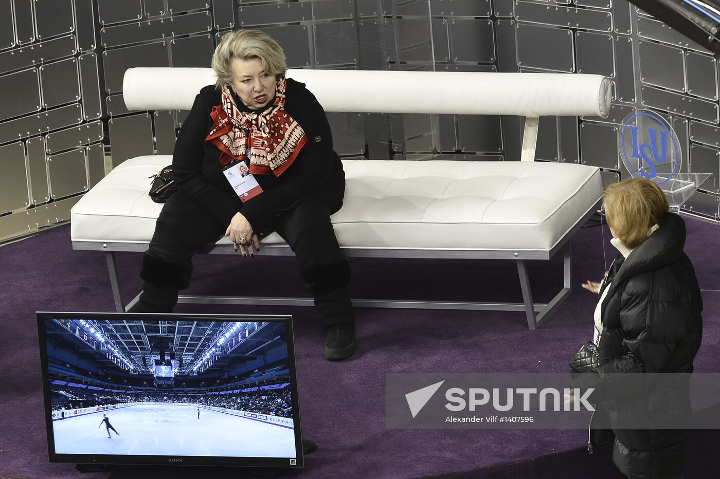 World Figure Skating Championships. Training sessions