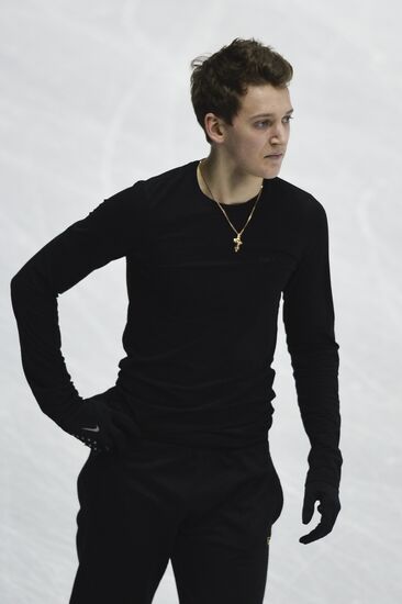 World Figure Skating Championships. Training sessions