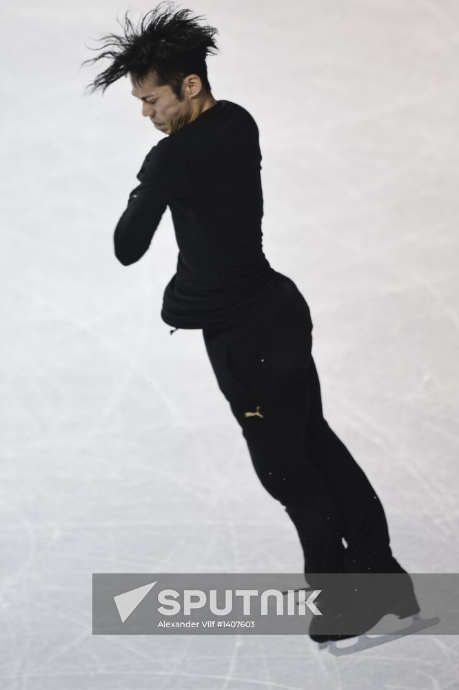 World Figure Skating Championships. Training sessions