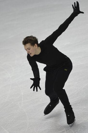 World Figure Skating Championships. Training sessions