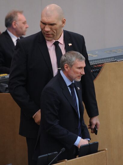 State Duma holds plenary session