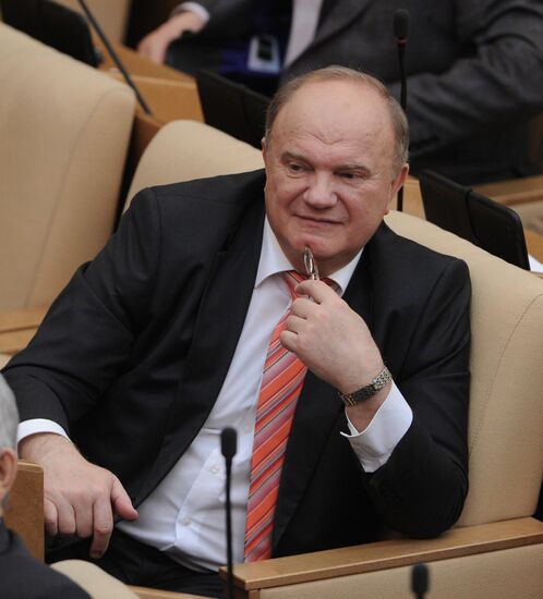 State Duma holds plenary session