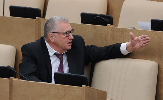State Duma holds plenary session