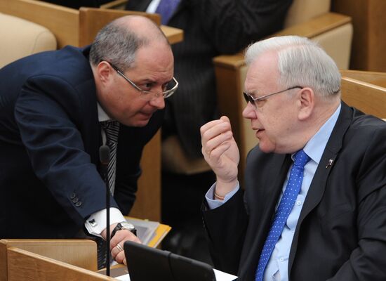State Duma holds plenary session