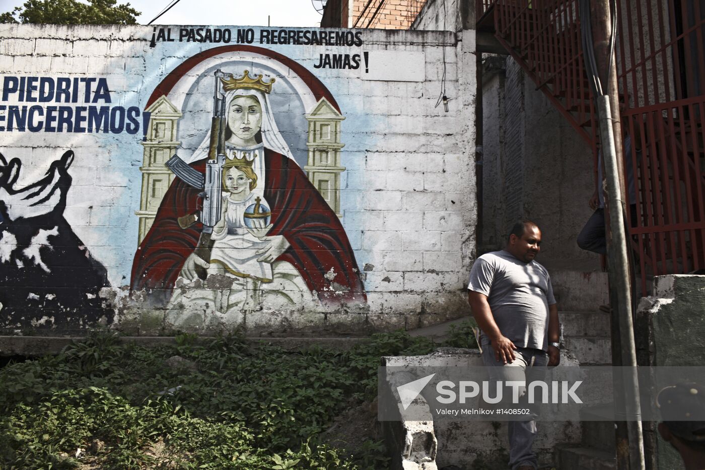 Dangerous slums of Caracas. 23rd of January Barrio