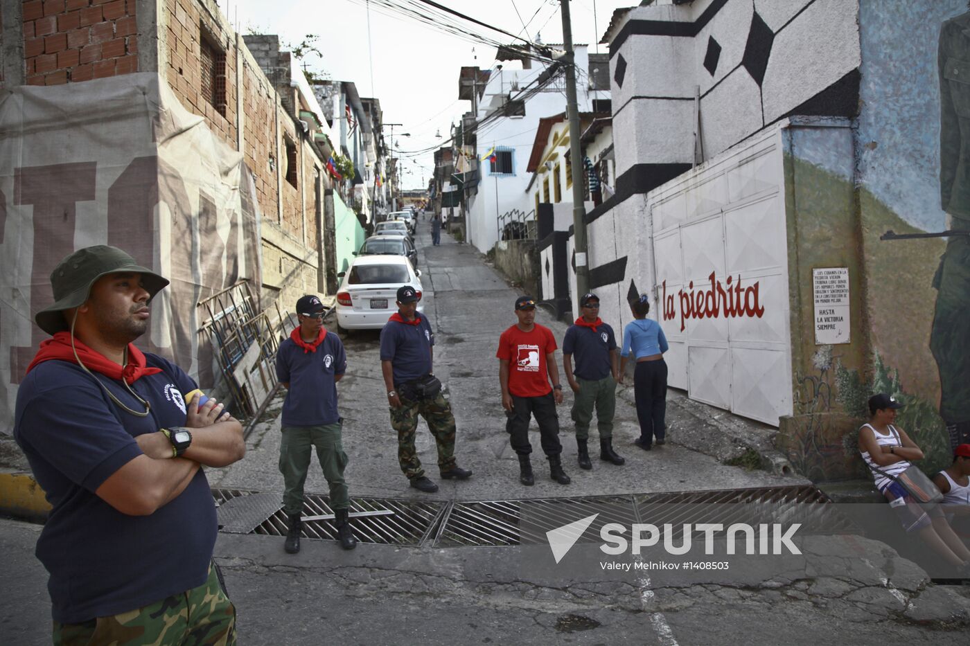 Dangerous slums of Caracas. 23rd of January Barrio