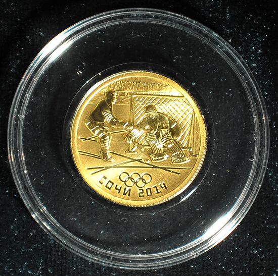 Presentation of Sochi 2014 commemorative bill