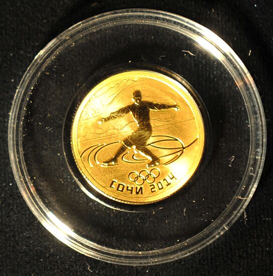 Presentation of Sochi 2014 commemorative bill