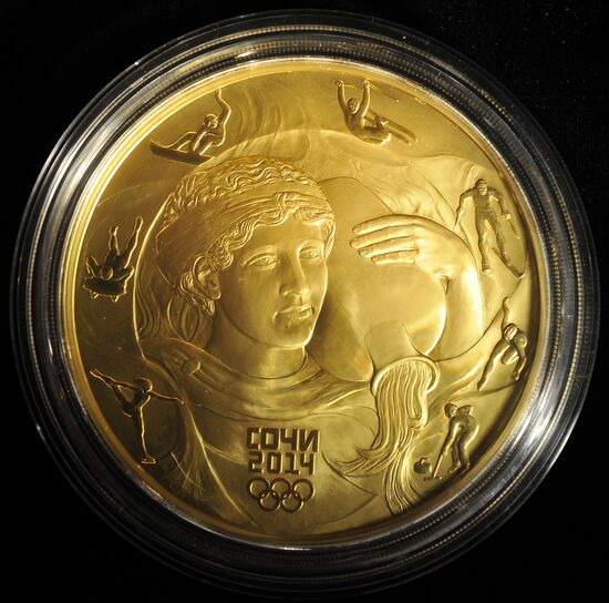 Presentation of Sochi 2014 commemorative bill