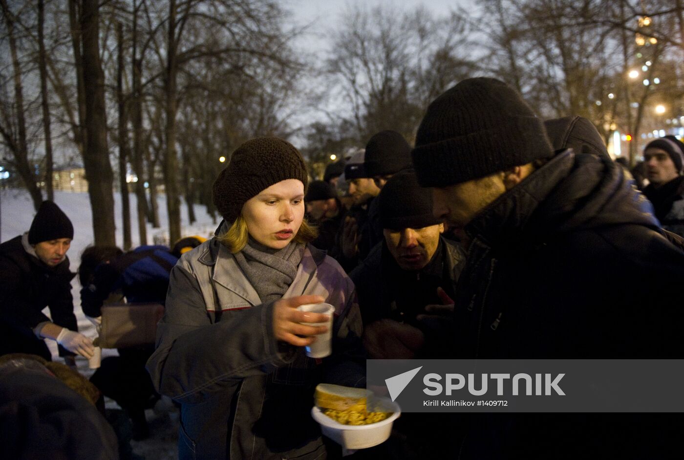 Food for homeless people