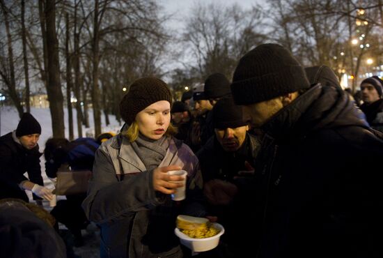 Food for homeless people