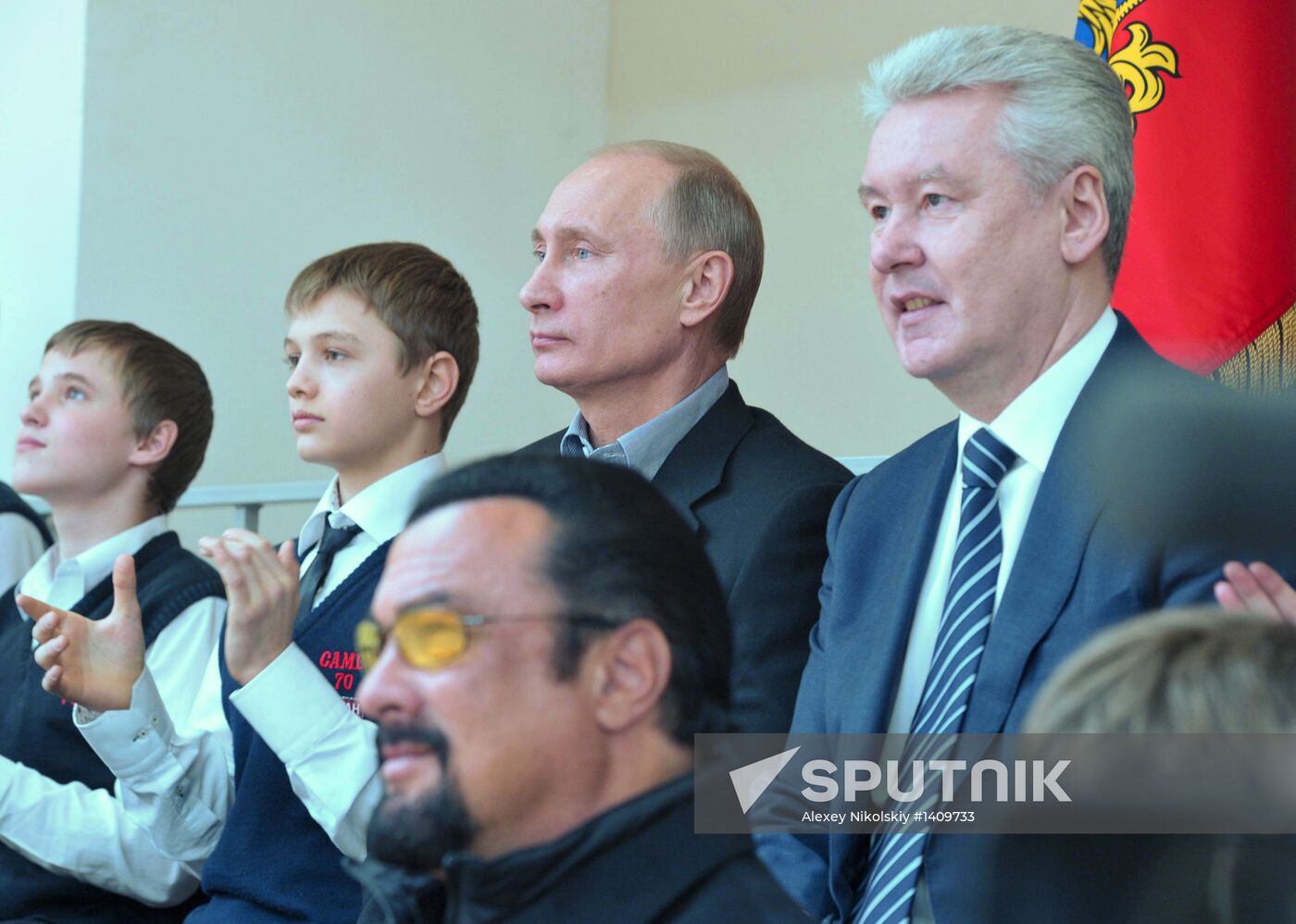 Putin, Sobyanin visit Sambo-70 training center