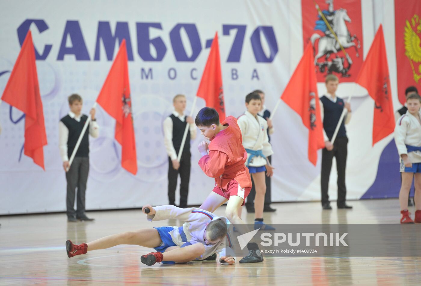 Putin, Sobyanin visit Sambo-70 training center