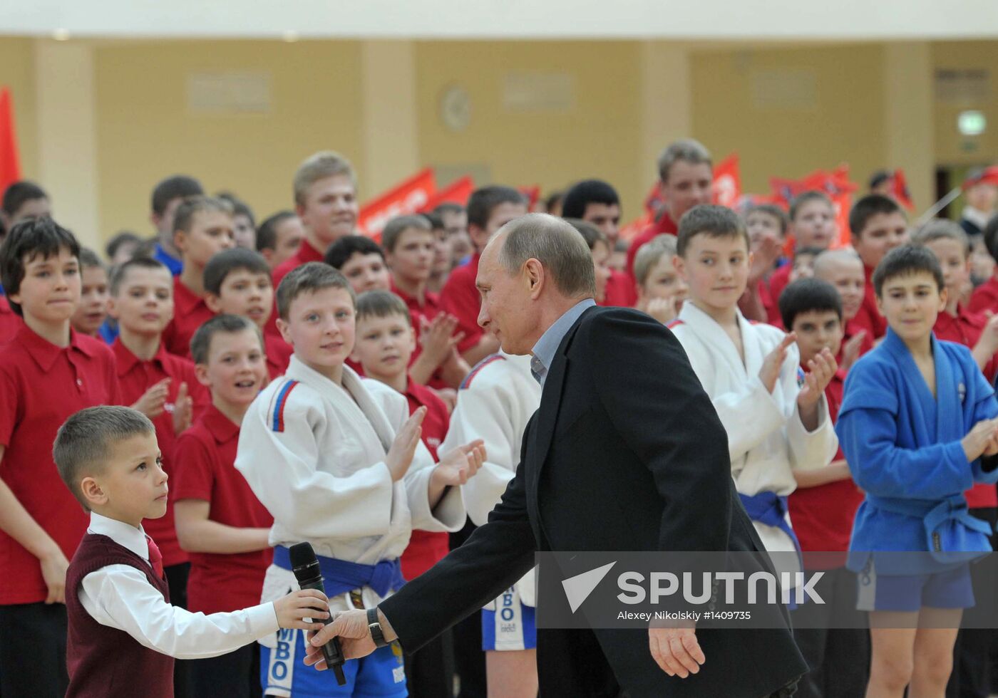 Putin, Sobyanin visit Sambo-70 training center