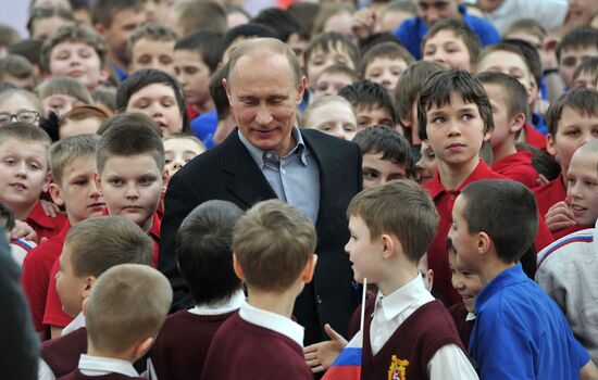 Putin, Sobyanin visit Sambo-70 training center