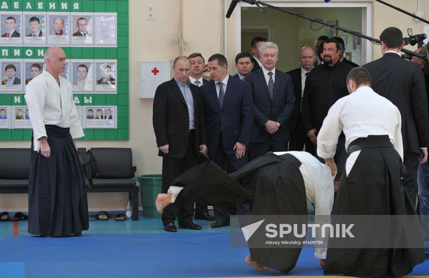 Putin, Sobyanin visit Sambo-70 training center