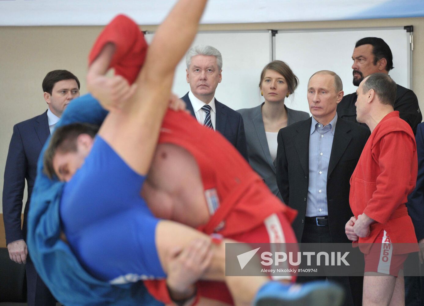 Putin, Sobyanin visit Sambo-70 training center