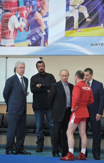 Putin, Sobyanin visit Sambo-70 training center