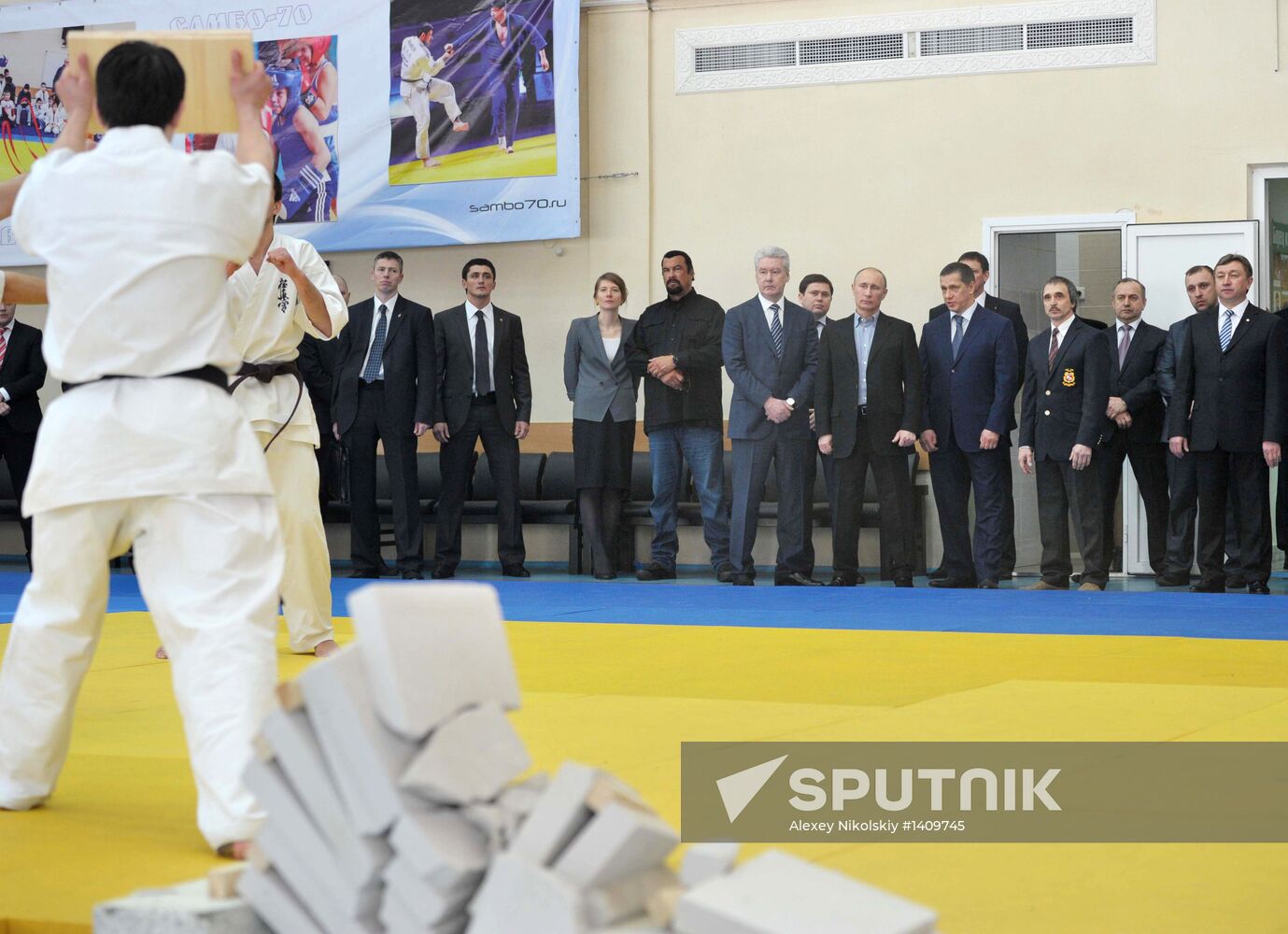 Putin, Sobyanin visit Sambo-70 training center