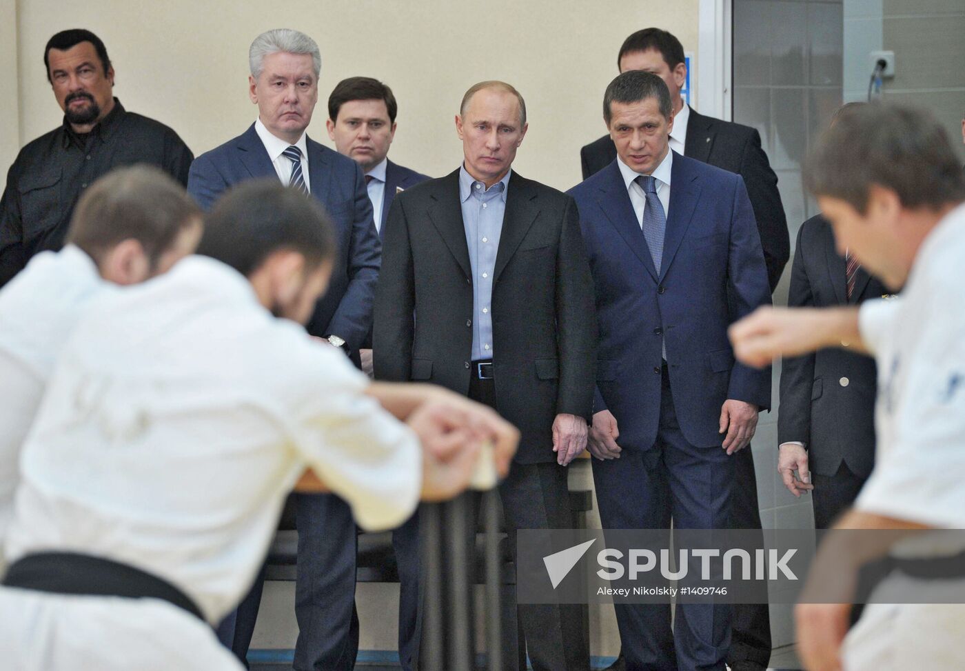 Putin, Sobyanin visit Sambo-70 training center