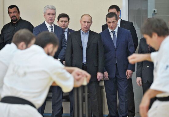 Putin, Sobyanin visit Sambo-70 training center