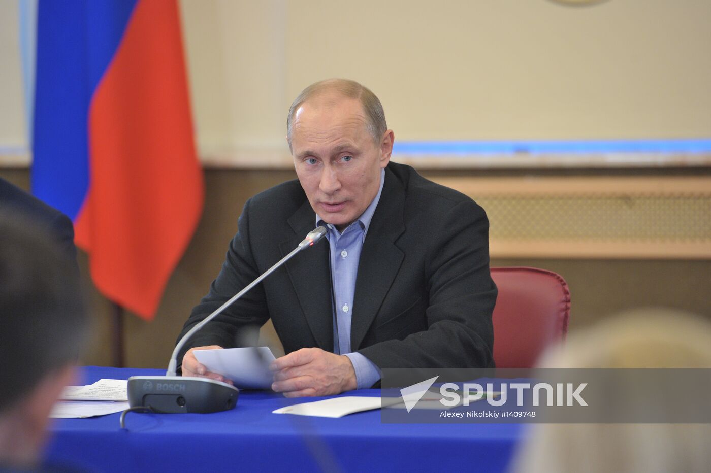 Putin, Sobyanin visit Sambo-70 training center