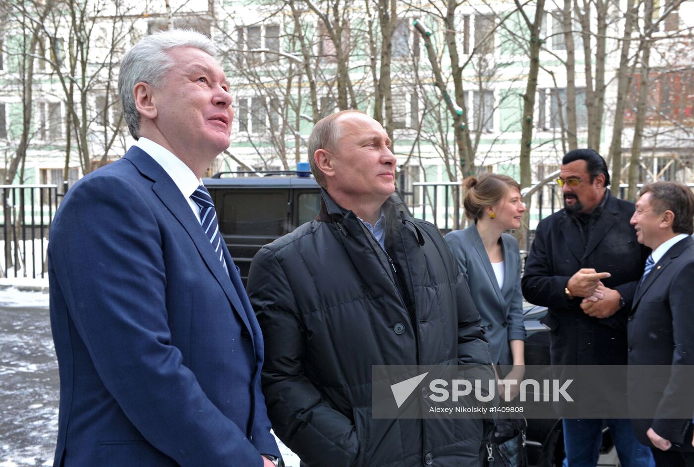 Putin, Sobyanin visit Sambo-70 training center