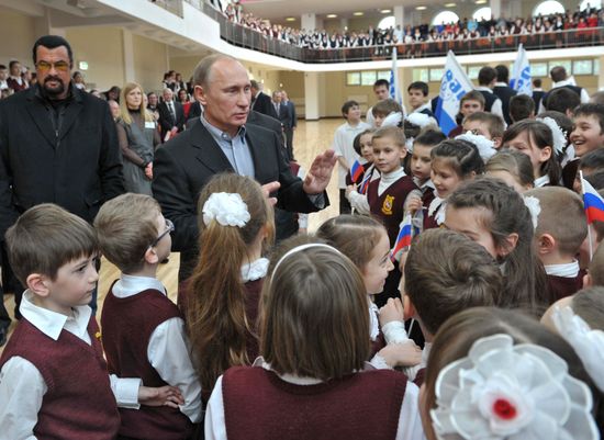 Putin, Sobyanin visit Sambo-70 training center