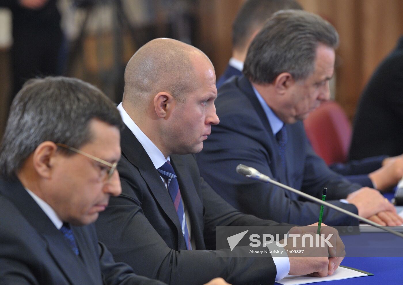 Putin, Sobyanin visit Sambo-70 training center