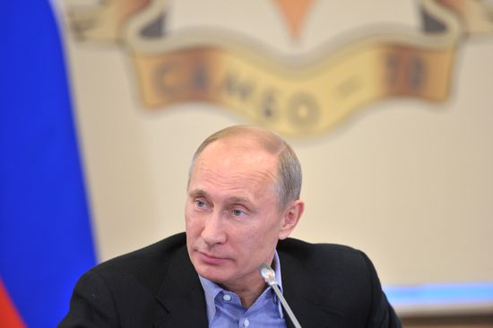 Putin, Sobyanin visit Sambo-70 training center