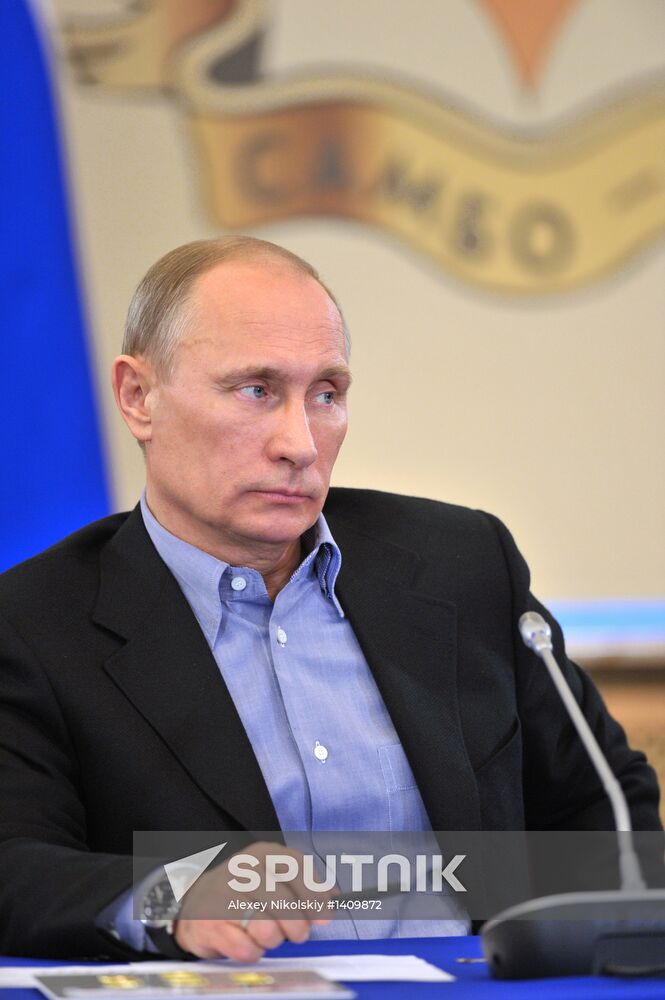 Putin, Sobyanin visit Sambo-70 training center