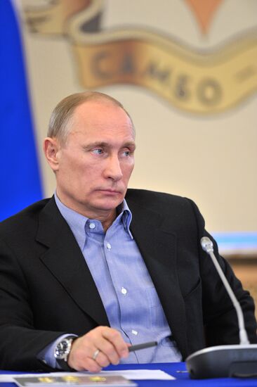 Putin, Sobyanin visit Sambo-70 training center