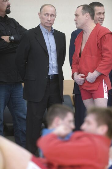 Putin, Sobyanin visit Sambo-70 training center