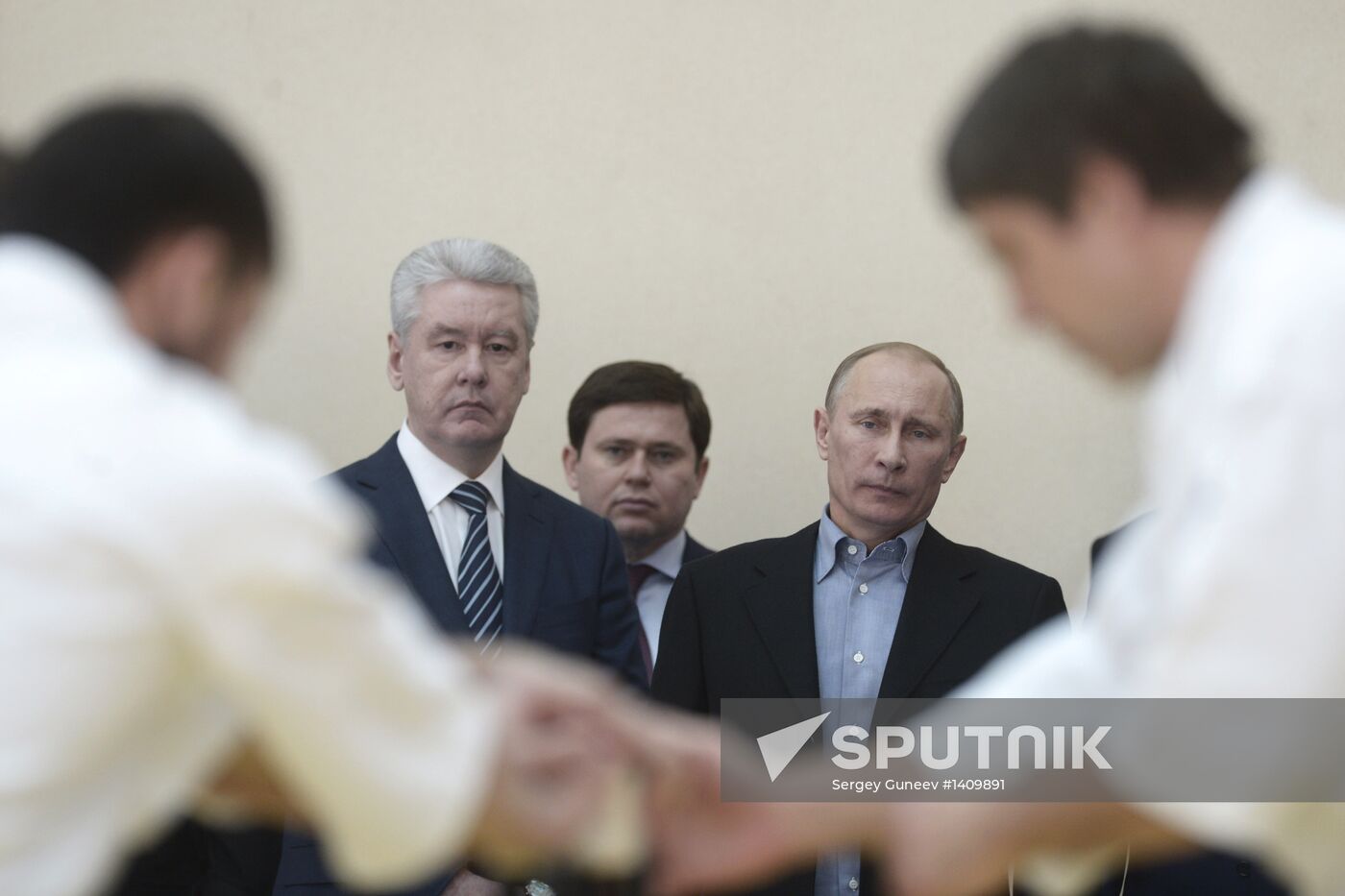 Putin, Sobyanin visit Sambo-70 training center