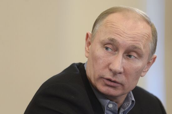 Putin, Sobyanin visit Sambo-70 training center