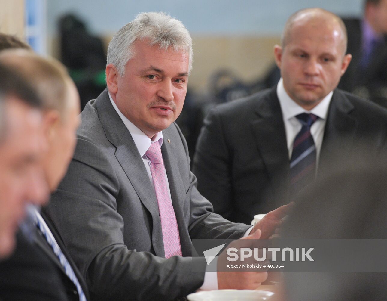 Putin, Sobyanin visit Sambo-70 training center