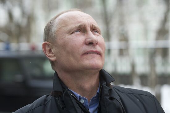 Putin, Sobyanin visit Sambo-70 training center