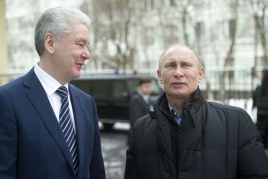 Putin, Sobyanin visit Sambo-70 training center