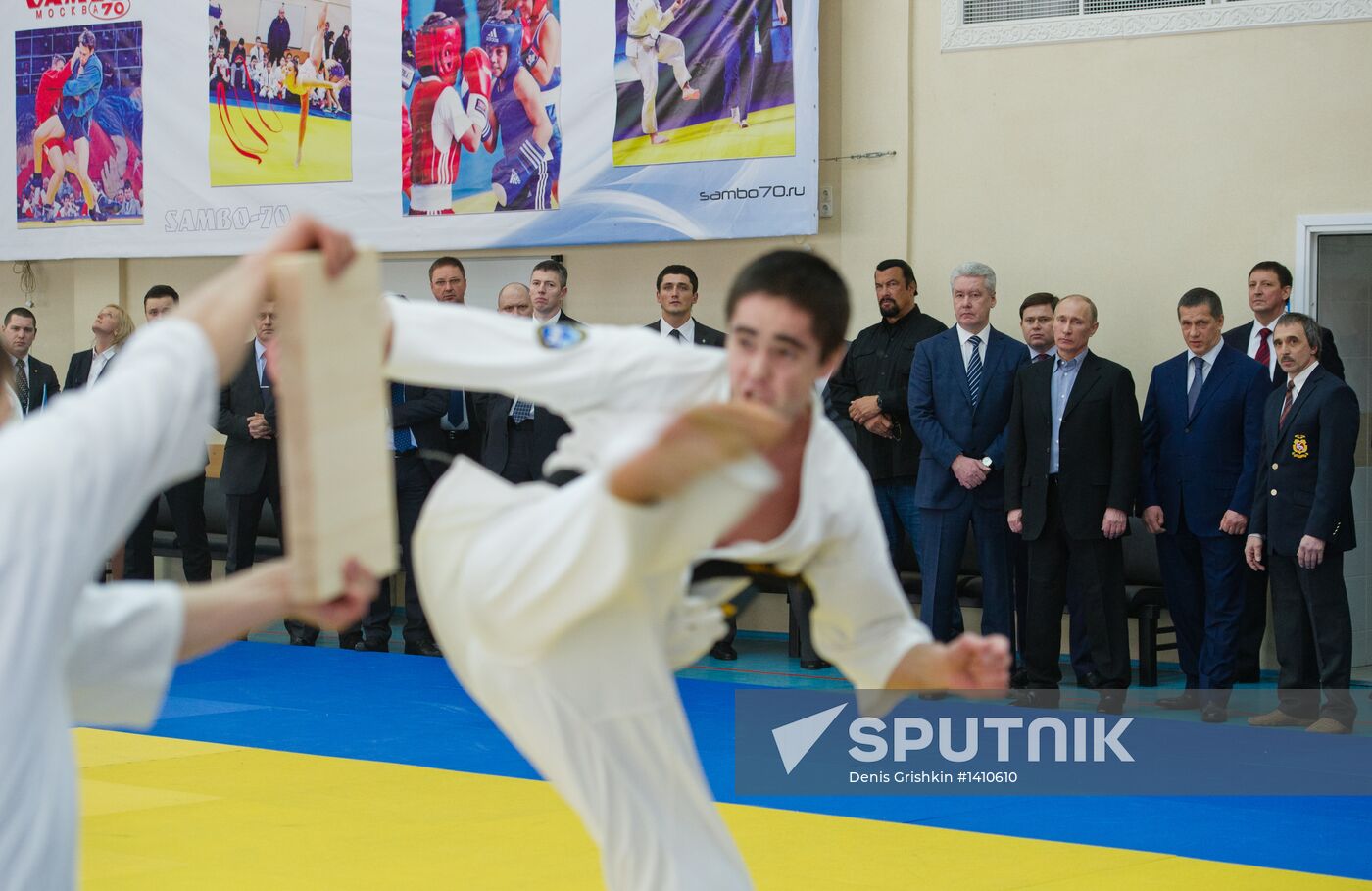 Putin, Sobyanin visit Sambo-70 training center