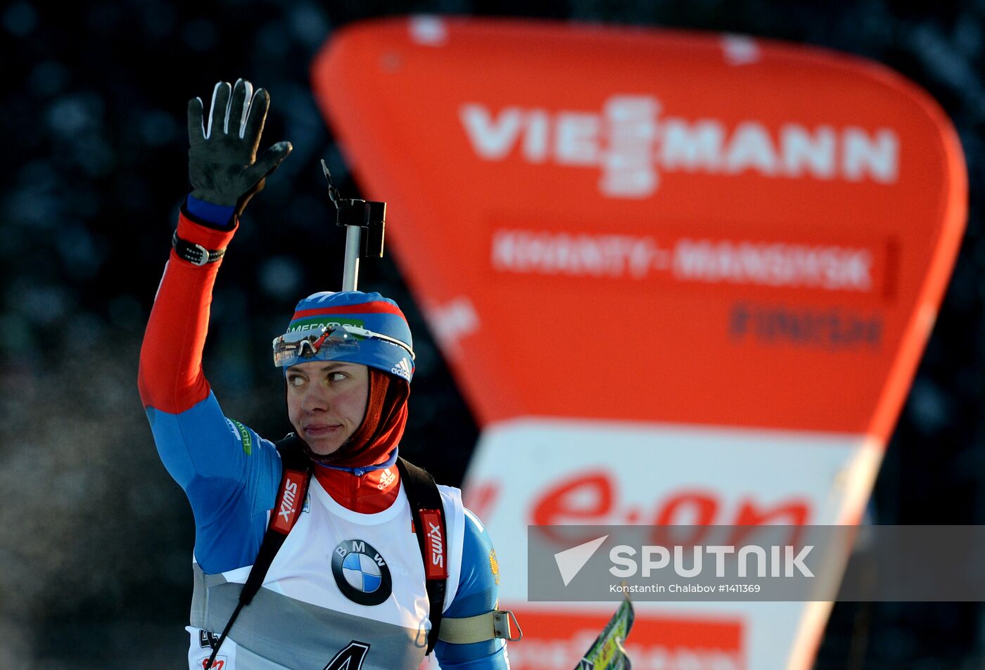 Biathlon. 9th stage of World Cup. Women's sprint