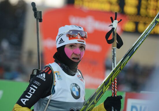 Biathlon. 9th stage of World Cup. Women's sprint