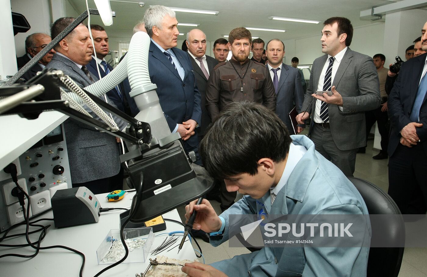 Chechen leader Ramzan Kadyrov visits JSC Energiya Plyus