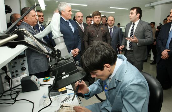 Chechen leader Ramzan Kadyrov visits JSC Energiya Plyus