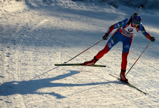 Biathlon. 9th stage of World Cup. Women's sprint