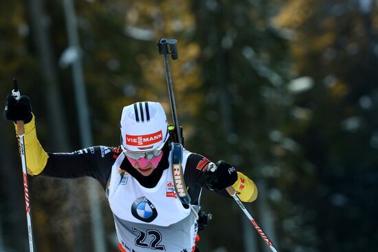 Biathlon. 9th stage of World Cup. Women's sprint