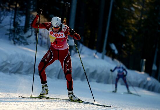 Biathlon. 9th stage of World Cup. Women's sprint