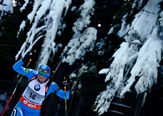 Biathlon. 9th stage of World Cup. Women's sprint