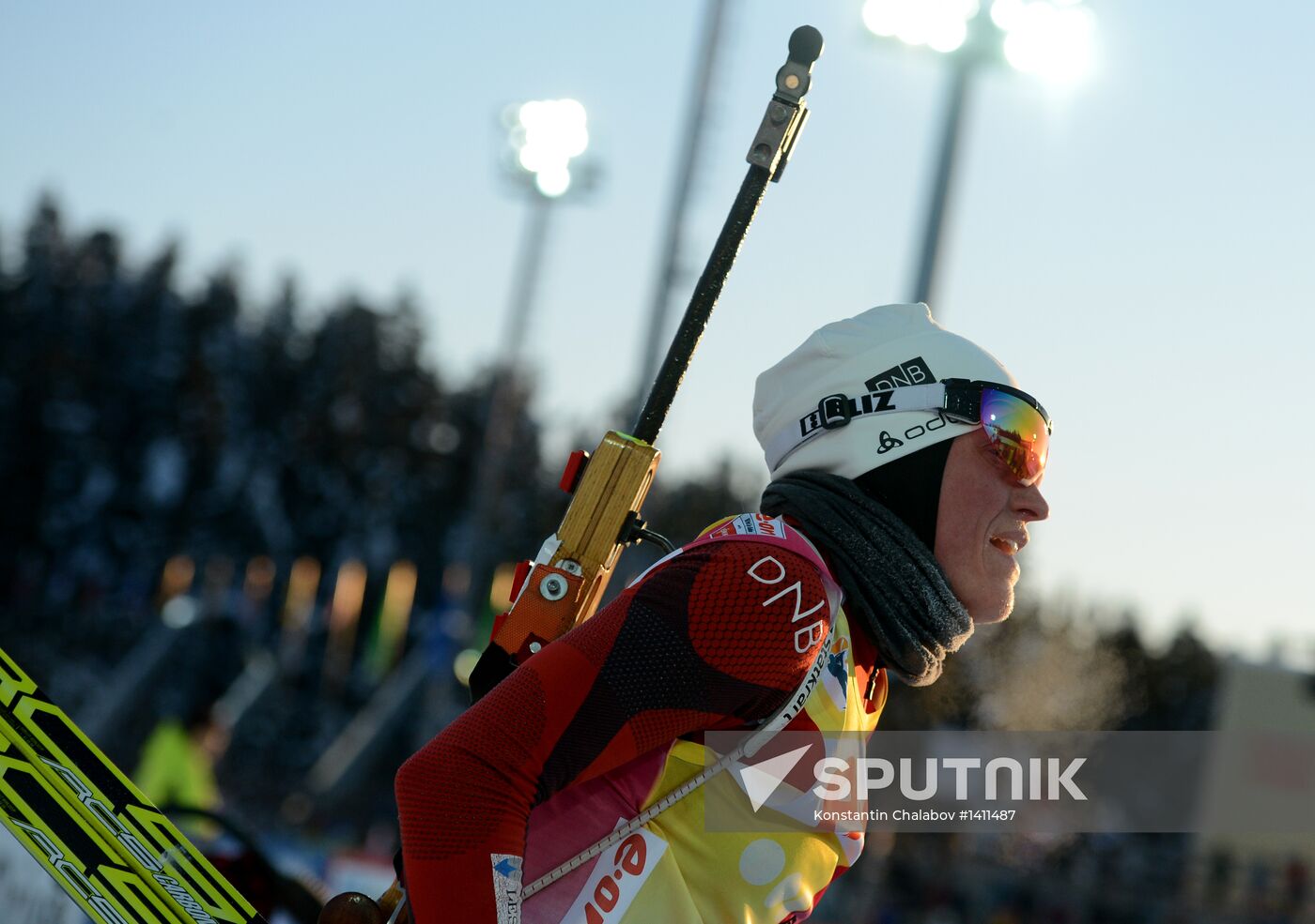 Biathlon. 9th stage of World Cup. Women's sprint