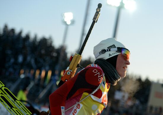 Biathlon. 9th stage of World Cup. Women's sprint